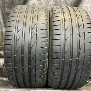 バリ溝 ブリヂストン 245/40R17 POTENZA S001☆ RFT 2本セット 中古タイヤ 程度良好 245/40-17 BMW 1シリーズ 2シリーズ などの画像1