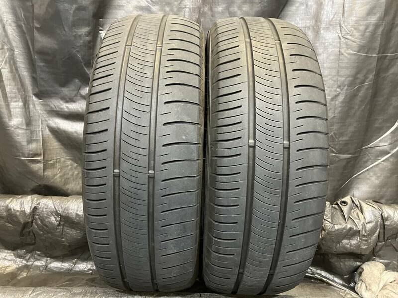 バリ溝 ダンロップ 205/60R16 ENASAVE RV505 2本セット 2022年製 中古タイヤ ノア ヴォクシー プリウスα ステップワゴン