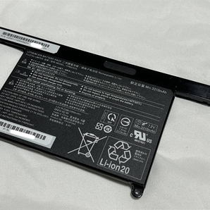 FUJITSU LIFEBOOK U937/U938/U939シリーズ FPB0343S 軽量バッテリー 7.2V-25Wh(3490mAh) Min.3310mAh 容量92% ほぼ新品 純正品FPB0339S同等