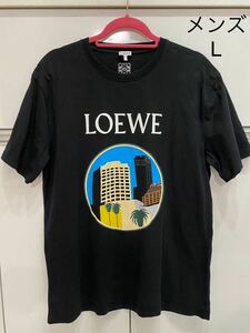 ロエベ LOEWE メンズM 　半袖Tシャツ　ブラック