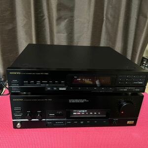 ONKYO アンプチューナー PA-7SD PT-7SD 通電確認済み 動作未確認 