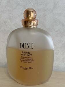 クリスチャンディオール　DUNE デューン ボディミスト 150ml brume parfumee body mist アルコールフリー　残量たっぷり