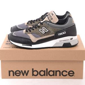 【箱付き 良品】イングランド製 ニューバランス M1500FDS US7D スエード レザー メッシュ 英国製 NEW BALANCE 