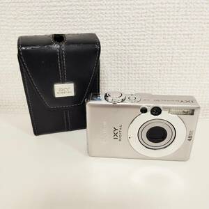 【F-14086】Canon IXY DIGITAL 50 AiAF キヤノン デジタルカメラ PC1101 シルバー 通電確認済み 充電器なし