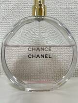 【F-14071】 CHANEL CHANCE EAU TENDRE 100mL 残約6～7割 シャネル チャンス オータンドゥル オードゥ パルファム ヴァポリザター 香水_画像3