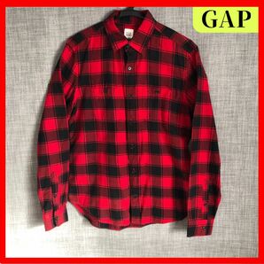 【GAP/ギャップ】〜赤黒チェック〜　長袖シャツ