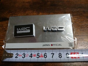 WRC公式ロゴピンズラリージャパンRALLYJAPANピンバッジ