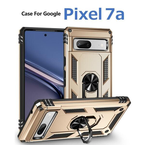 Google Pixel 7a ケース ゴールド 耐衝撃