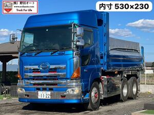 在庫NO.10068 2004HinoProfiaDump truck Vehicle inspectionR7/February 内寸530×230 燃焼装置No 