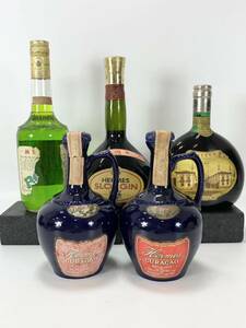 古酒 ヘルメス オレンジキュラソー BOLS メロンリキュール SLOE GIN MATEUS 5本セット