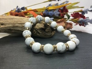  Power Stone bracele is u light 12mm natural stone breath Gold better fortune .. beads breath men's man 