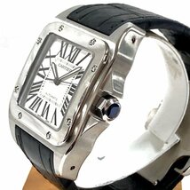 Cartier/カルティエ サントス100 LM 腕時計 W20073X8 新品研磨済_画像2