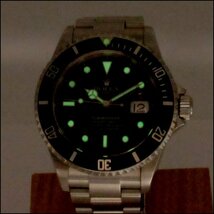 TS ROLEX/ロレックス メンズ腕時計 サブマリーナ 16610 Y番 ブラック文字盤 自動巻き オーバーホール済み_画像9