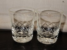 ●ショットグラス 冷酒グラス まとめて 10点セット カットガラス 摺りガラス 金彩 厚底ガラス 酒器●_画像6