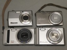 ●【ジャンク】コンパクト デジカメ 4点まとめて CASIO EXILIM EX-ZR100/EX-ZS180/EX-Z500/他 デジタルカメラ●_画像1