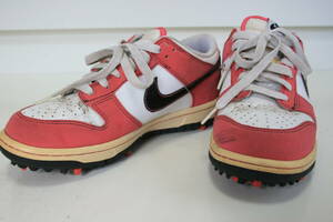 ナイキ　NIKE ゴルフシューズ　レーディス ピンク×ホワイト size US 6　UK 3.5　JA 23㎝　　USED