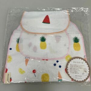 汗取りガーゼ 2枚組 Afternoon Tea フルーツ柄　新品