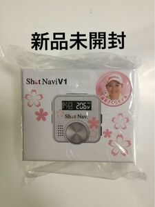 ショットナビ (Shot Navi) ゴルフナビ GPS V1 Sakura White V1-P 横峯さくらモデル