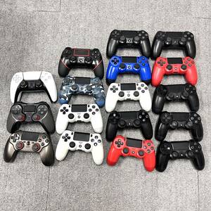 ジャンク/PS4コントローラー　DUALSHOCK4 デュアルショック4 SONY 純正12個　社外5個　計17個セット　ソニー プレイステーション4