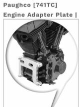 TC88A エンジンアダプタープレート　0933-0027 PLATE,TC88A ENG ADAPTOR 検）FXR_画像1