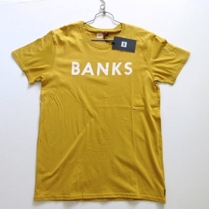 【BANKS バンクス】ロンハーマン取り扱いブランド◎ 新品 Tシャツ ２点セット Mサイズ!! （マスタード ワイン オーガニックコットン）の画像4