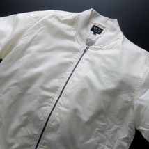 【THE QUIET LIFE ザクワイエットライフ / カリフォルニア】バックロゴ ブルゾン Lサイズ!! （type ma-1 blouson off white ）_画像6