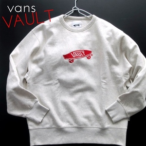 【VAULT BY VANS バンズ ボルト】レア品 刺繍 ロゴ スウェット オーバーサイズ トレーナー!!