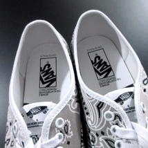 【Vans x BEDWIN & THE HEARTBREAKERS】別注 オーセンティック バンダナ柄 US9.5 27.5cm!! （13200円 バンズ×ベドウィン）_画像7