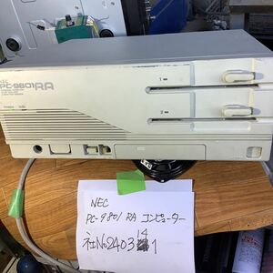 NEC PC -9801 RA компьютер б/у товар обычный электризация до завершено.. источник питания лампа горит проверка только текущее состояние доставка товар..