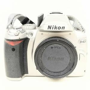 【IK-24110】1円～ Nikon D40 ニコン ディー40 デジタル一眼レフ カメラ 動作確認未実施 カメラレンズ付属 CAMERA