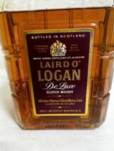 【IK-26977】1円～ WHISKY LAIRD O' LOGAN DELUXE レアード ローガン デラックス 八角スクリューキャップ スコッチ ウイスキー760ml 未開栓_画像2