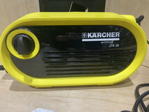 【９－５５】KARCHER ケルヒャー JTK38 家庭用高圧洗浄機 高圧洗浄機 ホース無し 元箱付き 掃除 清掃 洗浄 中古品 現状品 通電確認のみOK_画像2