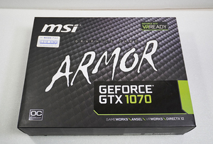 ● MSI GeForce GTX 1070 ARMOR 8G OC