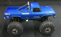 ox610 送料無料！現状品 Fms 1/24RC FCX24 スマッシャー V2 モンスタートラック RTR 4WD ブルー_画像4