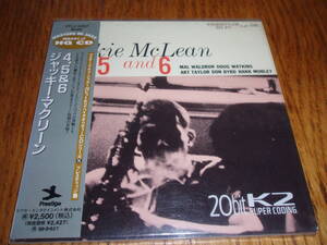 高音質【20bitK2/HQCD】　紙ジャケ)　4,5&6 /| ジャッキー・マクリーン / Jackie McLean