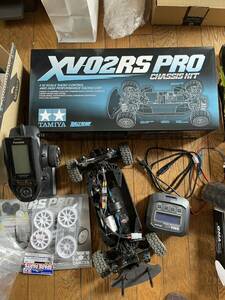 XV-02RS PROオプション付き4PMplus 充電器 メカ バッテリーフルセット タミヤ 