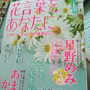 ドラマチック愛と涙増刊 花言葉をあなたに　～２月のマーガレットは「誠実な心」～ ２０２４年３月号あまねかずみ　星野めみ　風間宏子