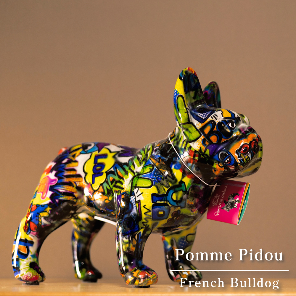 Hucha Pomme pidou Bulldog Francés [Tipo C], Artículos hechos a mano, interior, bienes varios, ornamento, objeto
