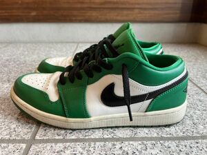 今だけ10％off ナイキ エアジョーダン1 パイングリーン　AJ1 LOW PINE GREEN