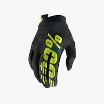 サイクリング 手袋 バイクグローブ オフロード 100％ 新品 送料無料 黒黄 Lサイズ_画像1