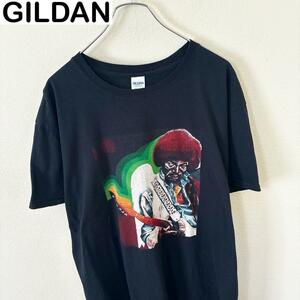 GILDAN ギルダン　半袖　プリント　Tシャツ　古着　ミュージック　アメカジ