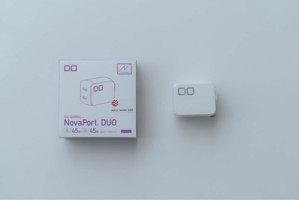 【美品】CIO NovaPort DUO 45W NovaIntelligence搭載 USB-C 充電器