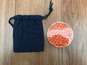 TORY BURCH　トリーバーチ　Tory Burch トリーバーチ 携帯用 手鏡 ハンド ミラー 収納きんちゃく袋付き　ノベルティ非売品