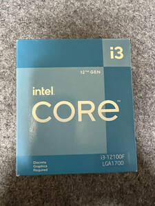 Intel CPU Core i3 12100F 第12世代 LGA1700