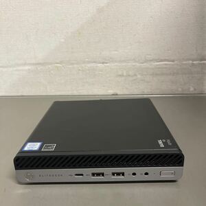 Hp ミニパソコン Eltiedesk 800 G4 Core i3-8100T メモリ　8GB