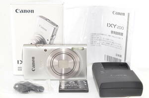 【美品】Canon IXY 200 SILVER コンデジ デジカメ デジタルカメラ シャッター&フラッシュ動作OK #2497