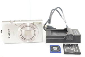 【美品】Canon IXY 200 SILVER コンデジ デジカメ シャッター&フラッシュ動作OK #2498