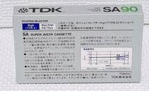 【未開封 希少 5本セット】TDK カセットテープ ハイポジション SA90 TYPEⅡ POSITION SUPER AVILYN CASSETTE_画像8