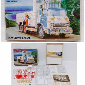 【超希少 未組立完品】旧バンダイ 1/48 カリフォルニアトラック トラック野郎 絶版 ディスプレイモデル California Truck BANDAI 旧ロゴの画像1