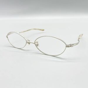 BASILE バジーレ BA5065 メガネ 眼鏡 老眼鏡 フレーム フルリム 金属 シルバー マーブル 日本製 レンズ 度入り アイウェア 51□17-140